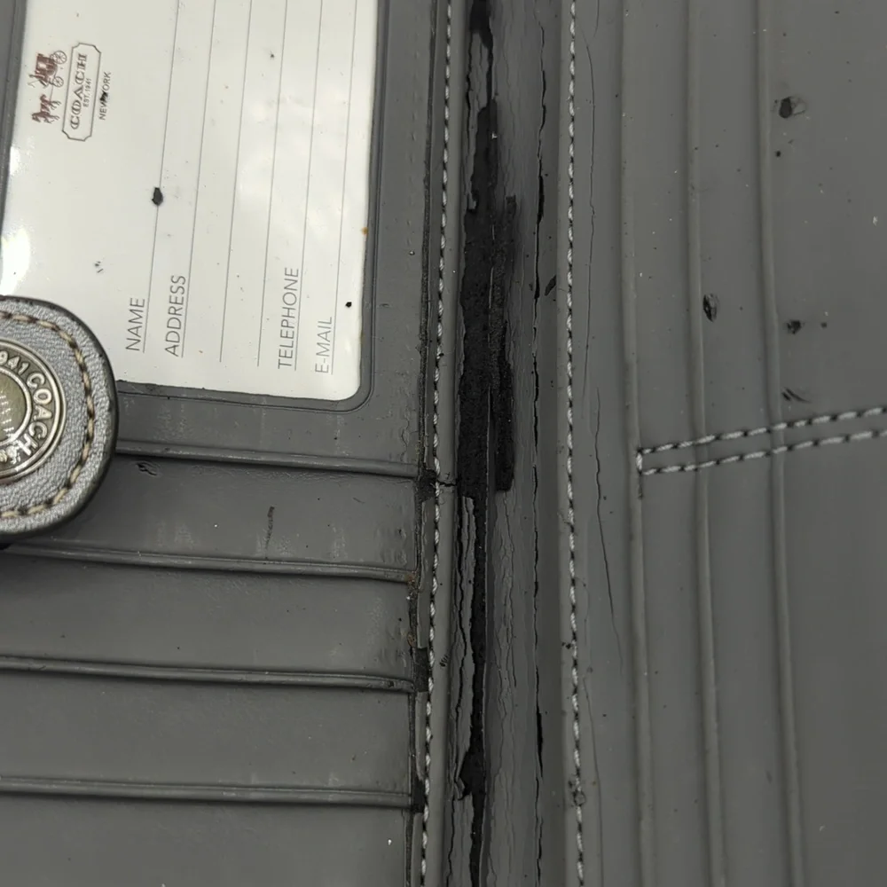 Coach Silver Long Wallet - Picture 4 of 8